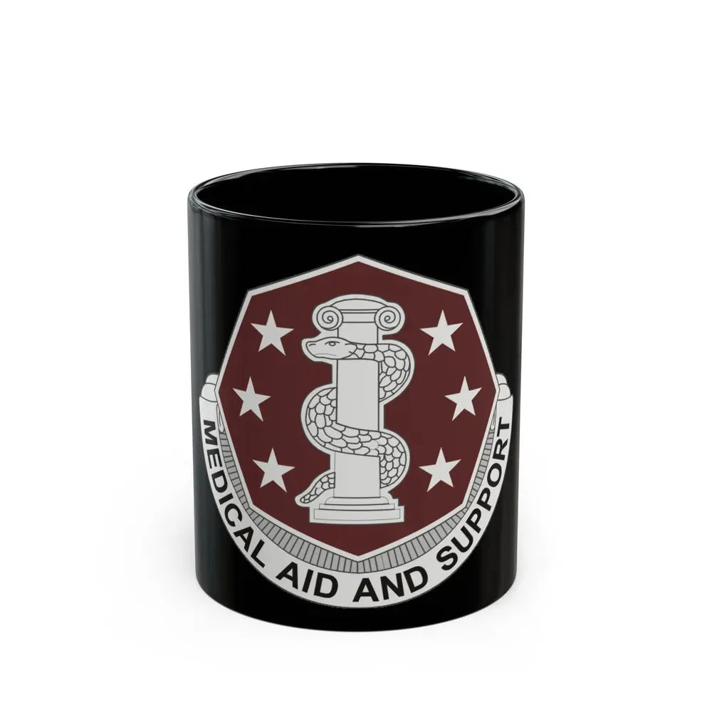 168 Medical Battalion (U.S. Army) Black Coffee Mug 11oz - Go Mug Yourself