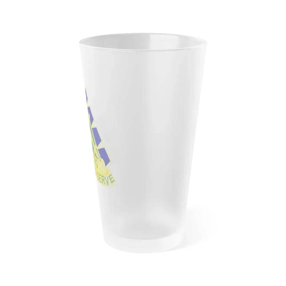 168 Military Police Battalion (U.S. Army) Frosted Pint Glass 16oz - Go Mug Yourself
