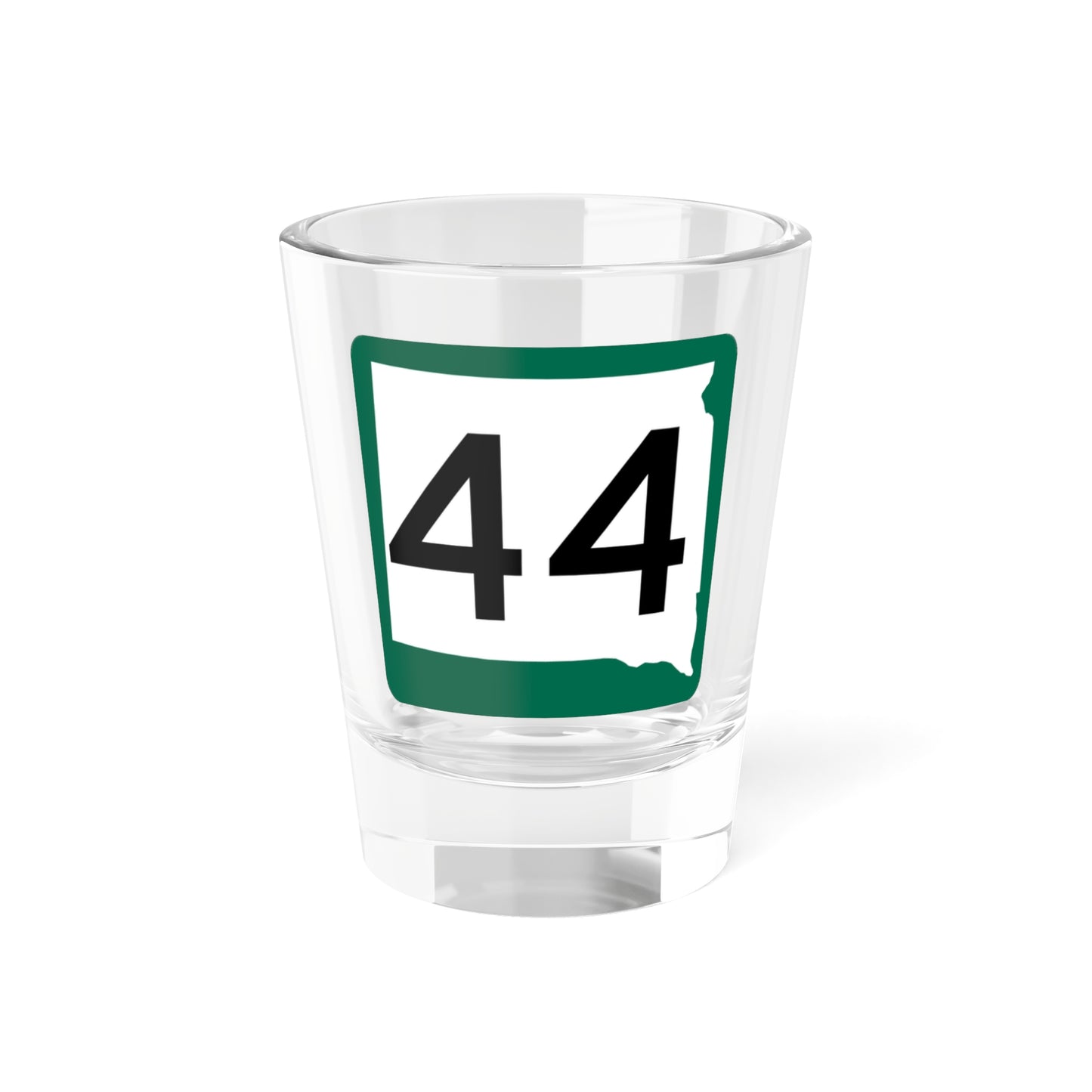 SD 44 (South Dakota) (Road Sign) Shot Glass 1.5oz