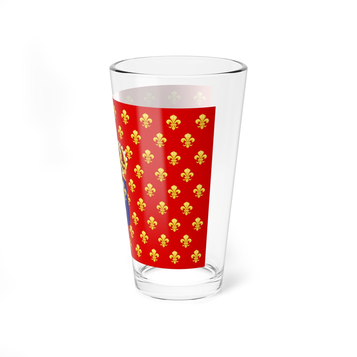 Naval Flag of the Kingdom of France Merchant Ensign (France) Pint Glass 16oz