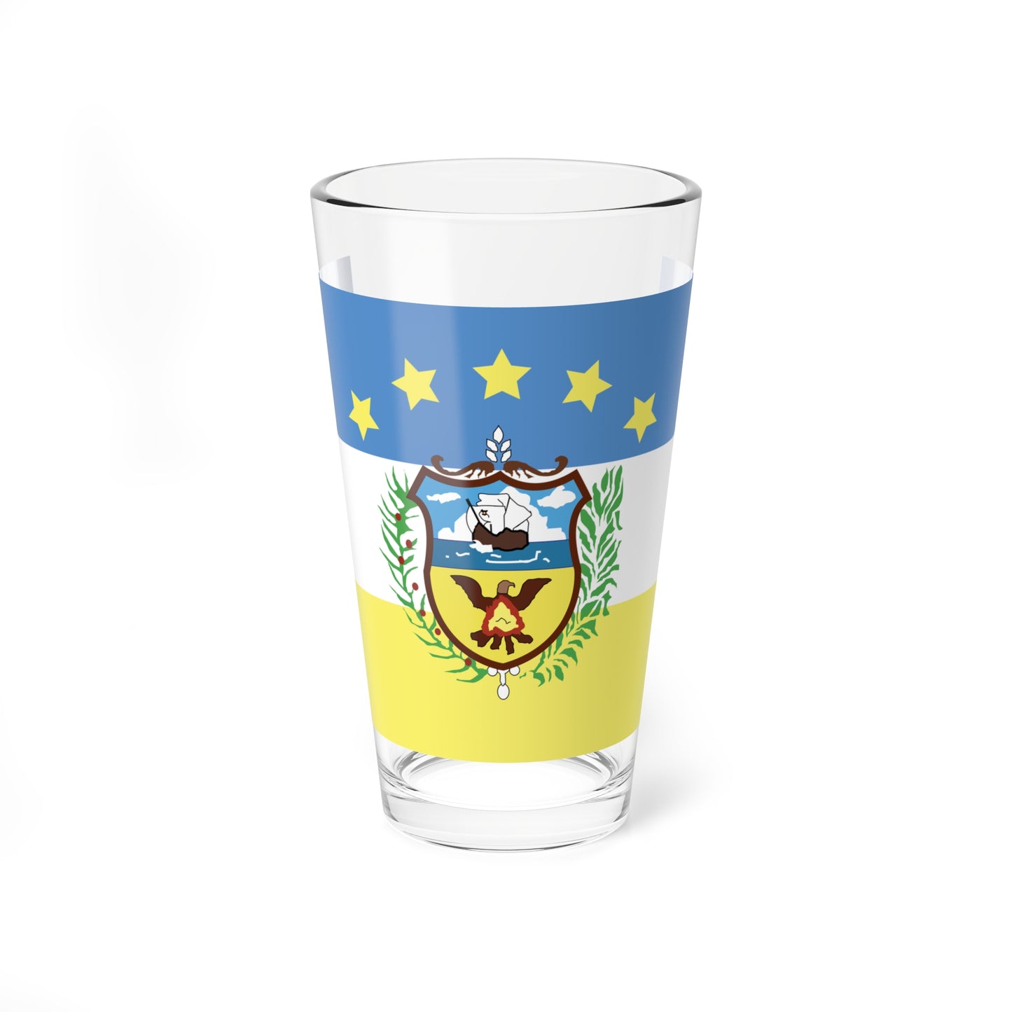 Bandera de la Provincia de Colon-Panama (Panama) Pint Glass 16oz