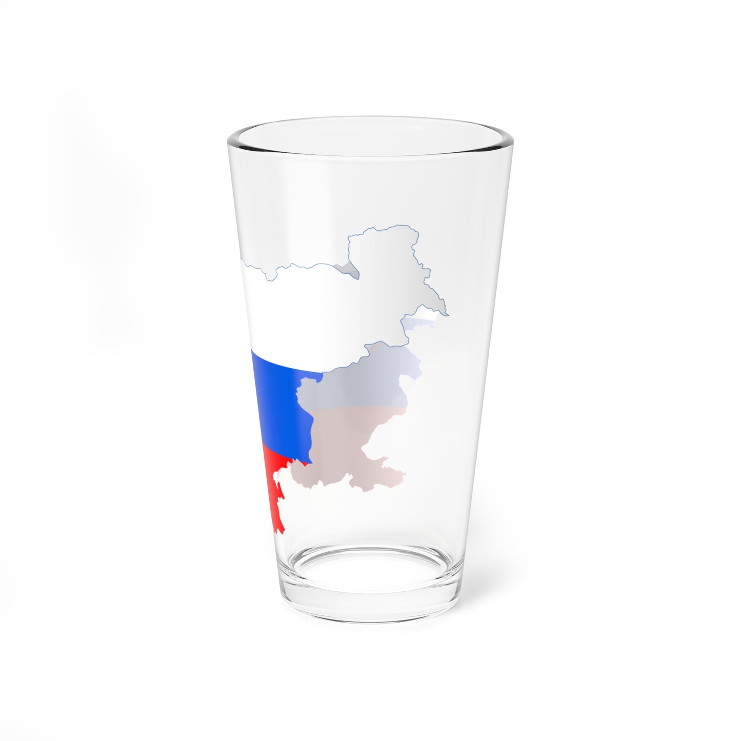 Flag-map of Slovenia2 (Slovenia) Pint Glass 16oz