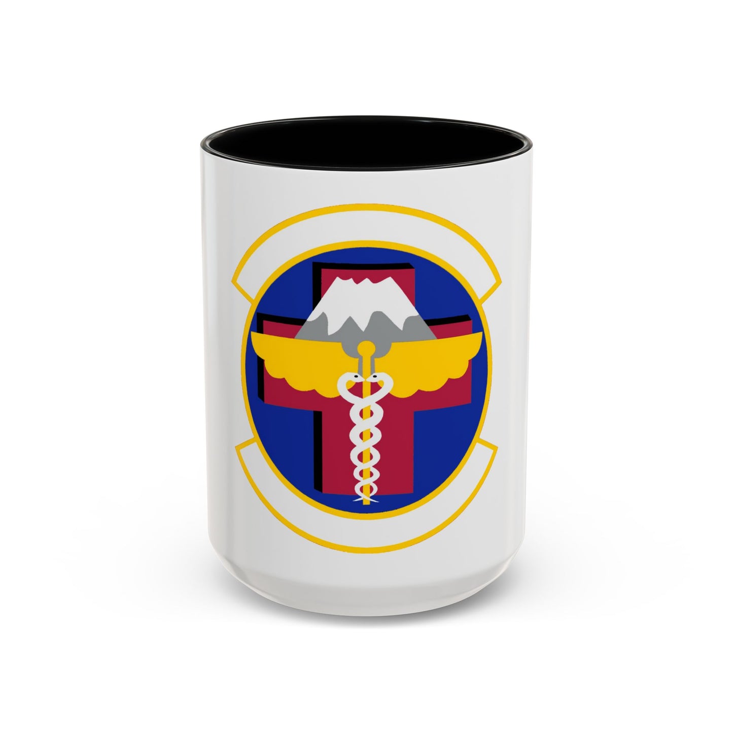 374 Healthcare Operations Squadron (U.S. Air Force) Accent Coffee Mug