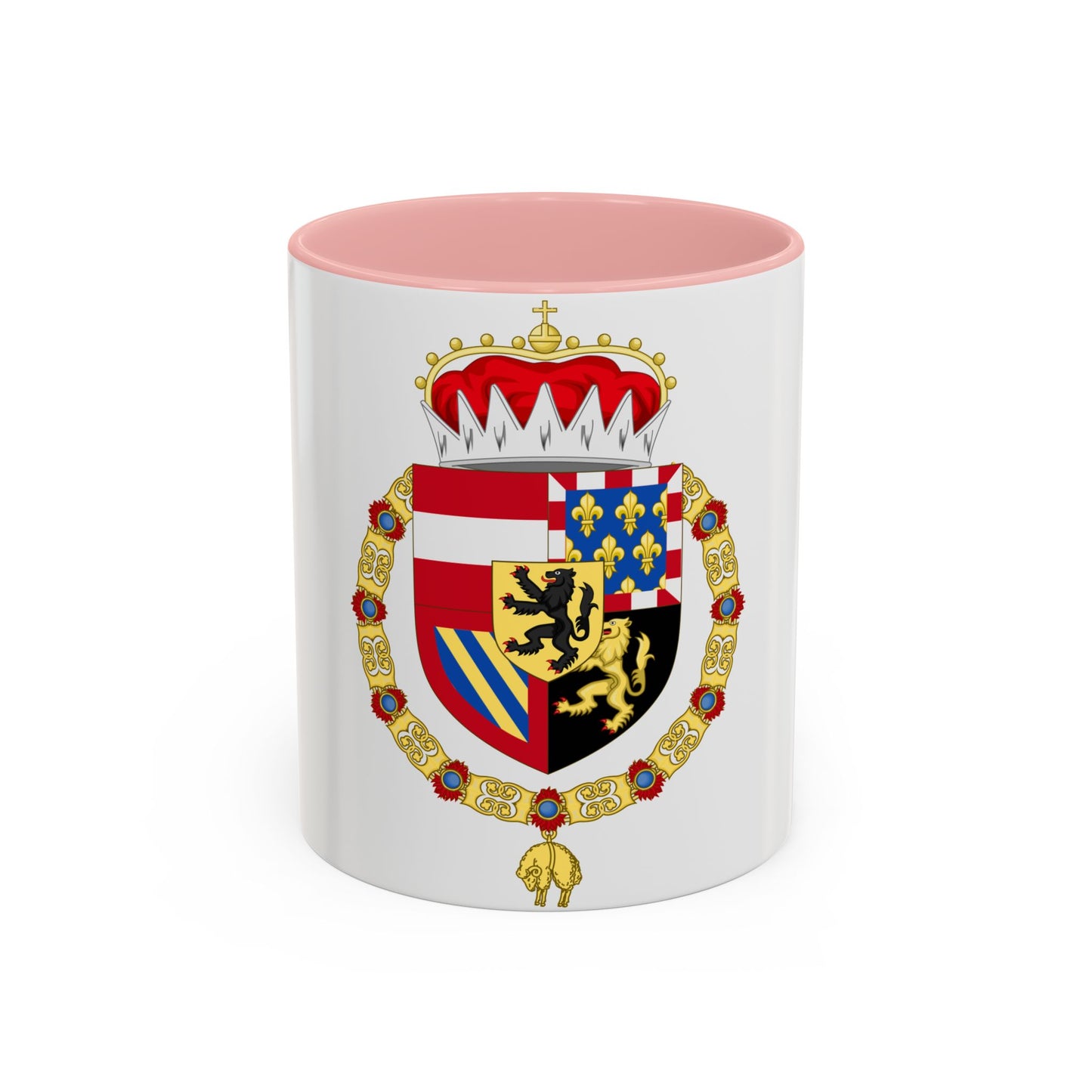 Coat of Arms of Philip IV of Burgundy - Accent Coffee Mug