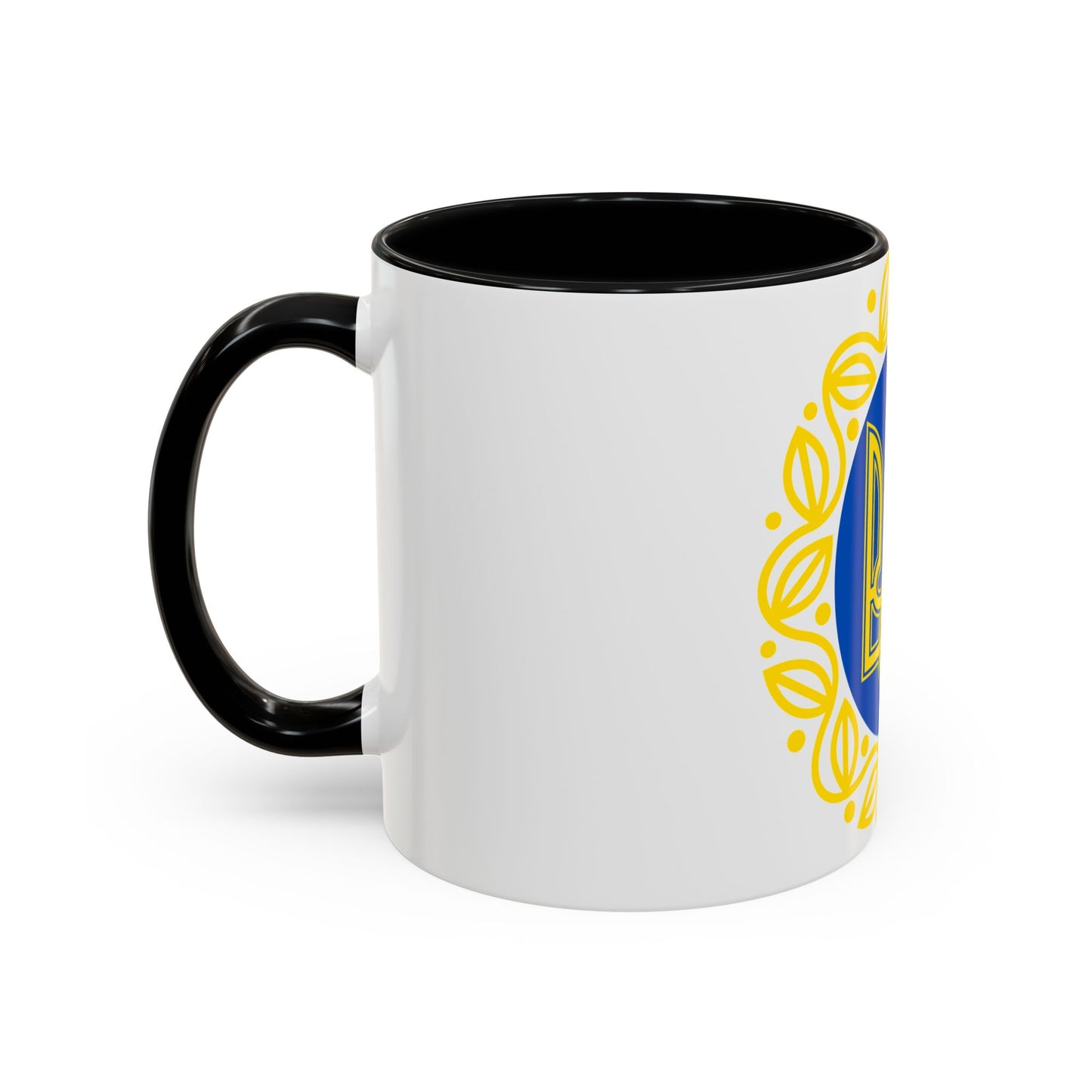 Coat of arms of Ukrainian People's Republic - Accent Coffee Mug