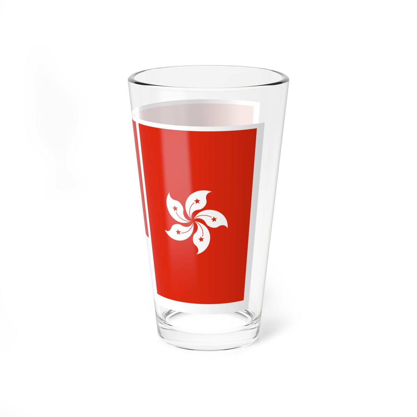 HKSAR flag hv (China) Pint Glass 16oz