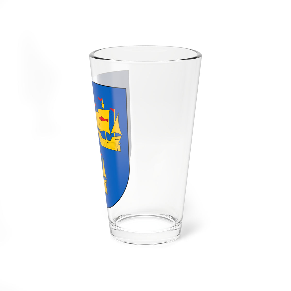 Wappen Kreis Nordfriesland (Germany) (Coat of Arms) Pint Glass 16oz