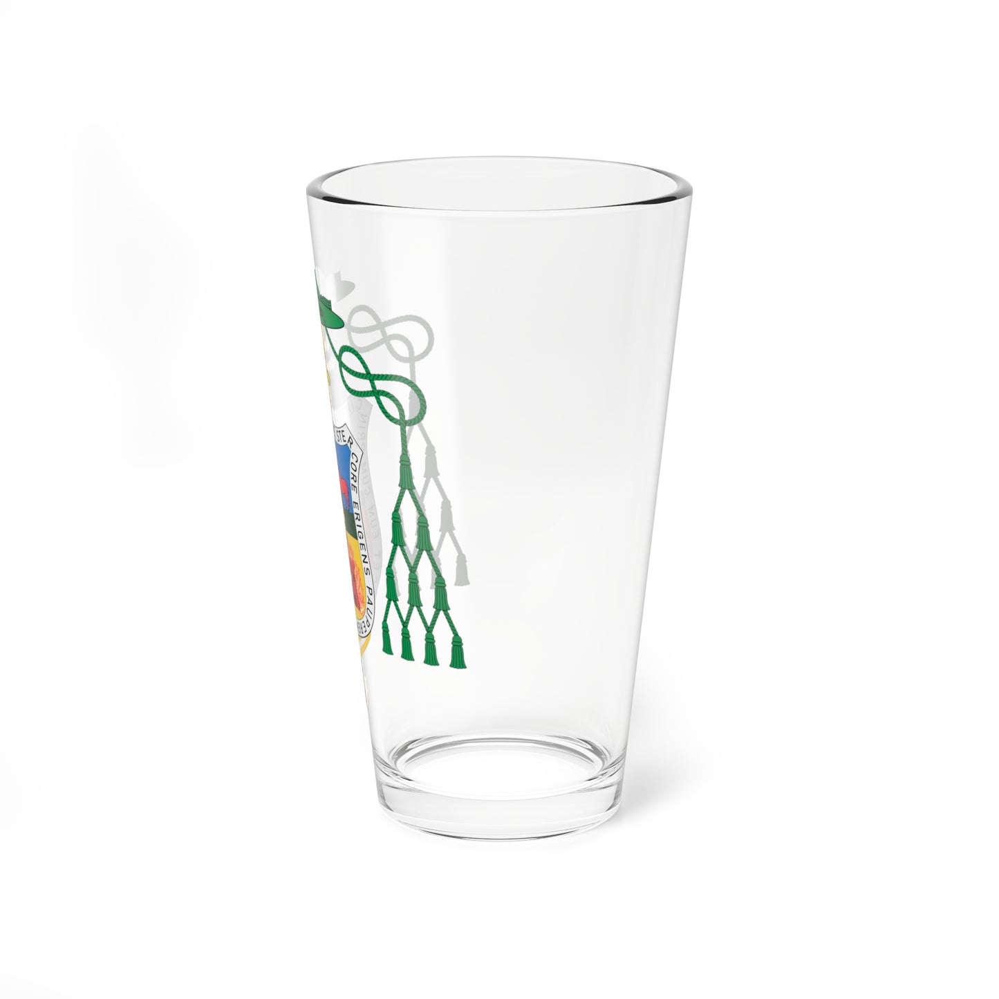 Escudo de Bienvenido Monzón (Spain) (Coat of Arms) Pint Glass 16oz