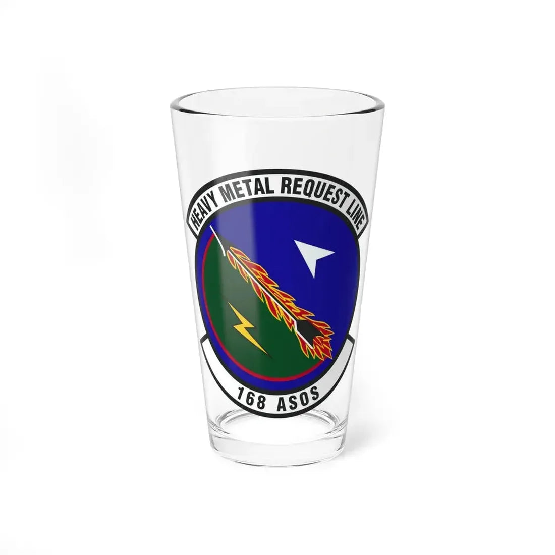168th Air Support Operations Squadron (U.S. Air Force) Pint Glass 16oz 16oz - Go Mug Yourself