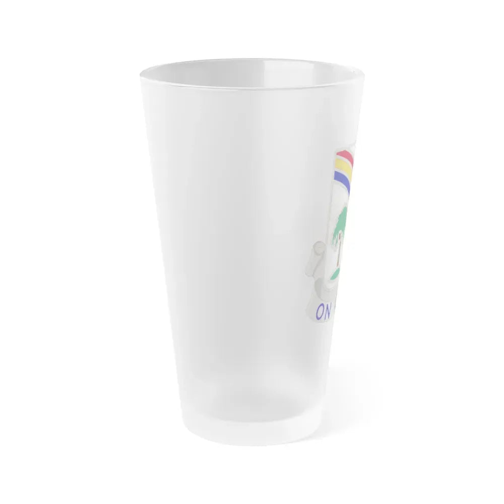 168th Infantry Regiment (U.S. Army) Frosted Pint Glass 16oz - Go Mug Yourself