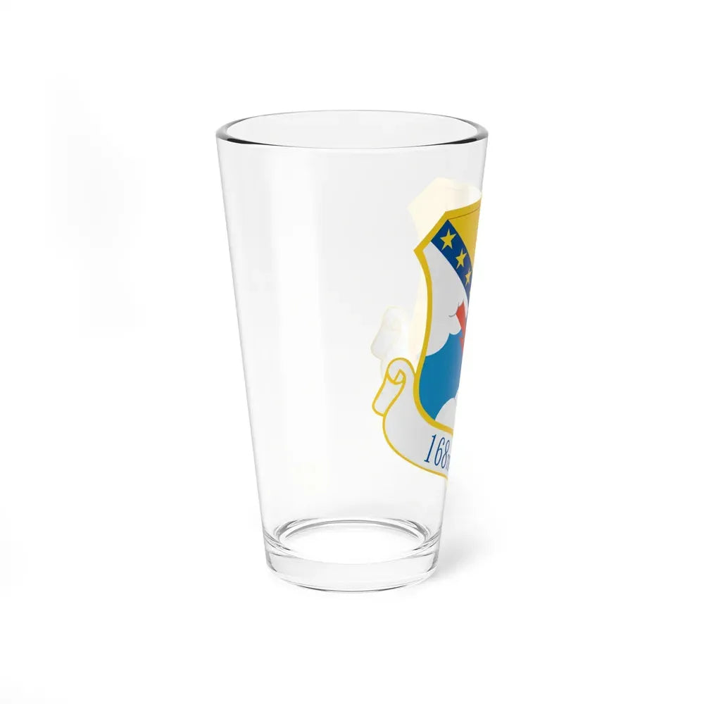 168th Wing emblem (U.S. Air Force) Pint Glass 16oz - Go Mug Yourself