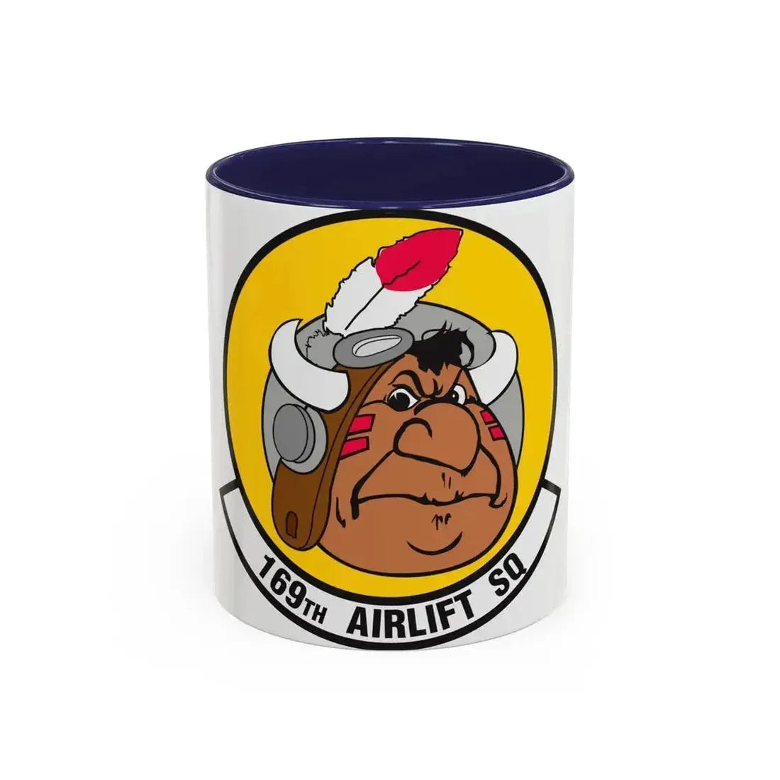 169 Airlift Squadron (U.S. Air Force) Accent Coffee Mug 11oz Navy - Go Mug Yourself