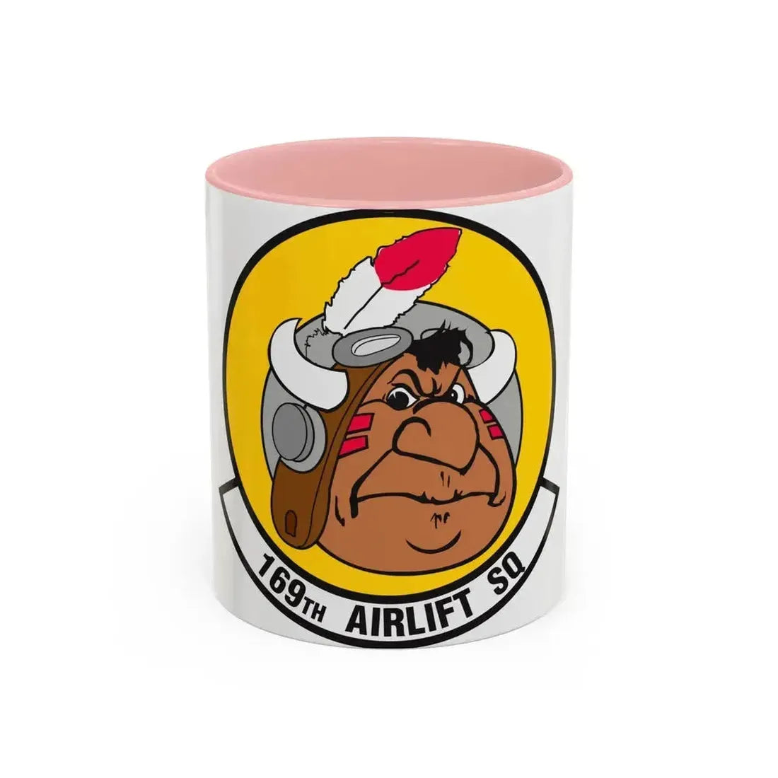 169 Airlift Squadron (U.S. Air Force) Accent Coffee Mug 11oz Pink - Go Mug Yourself