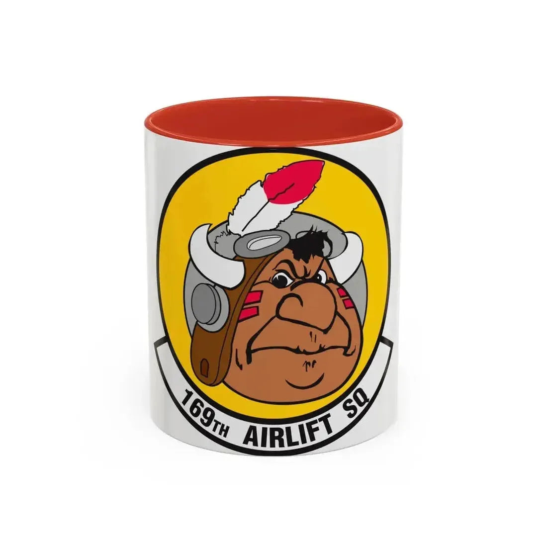 169 Airlift Squadron (U.S. Air Force) Accent Coffee Mug 11oz Red - Go Mug Yourself