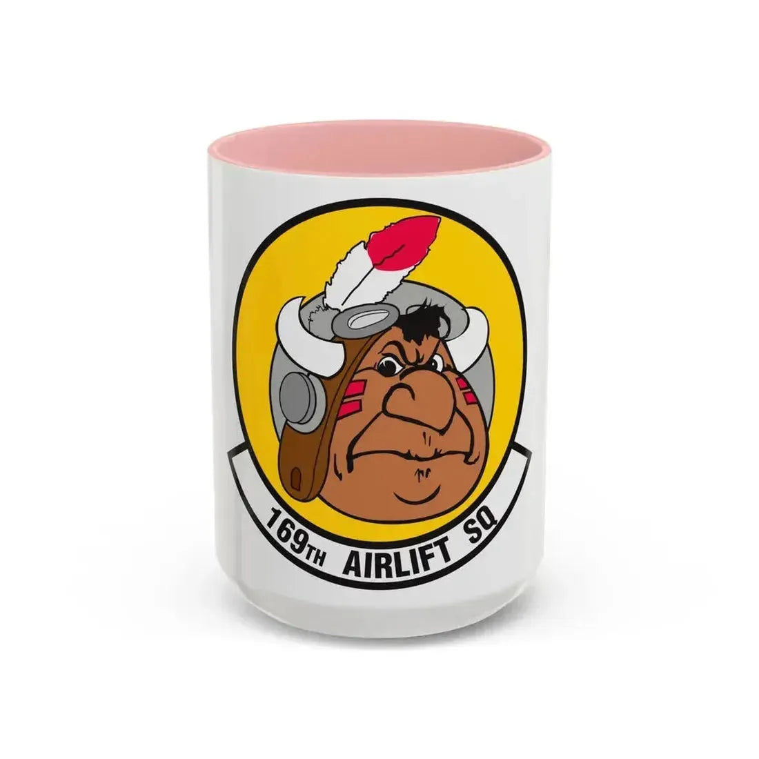 169 Airlift Squadron (U.S. Air Force) Accent Coffee Mug 15oz Pink - Go Mug Yourself