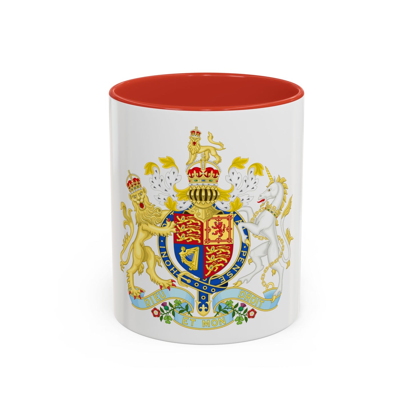 Coat of arms of the United Kingdom (1901-1952) - Accent Coffee Mug