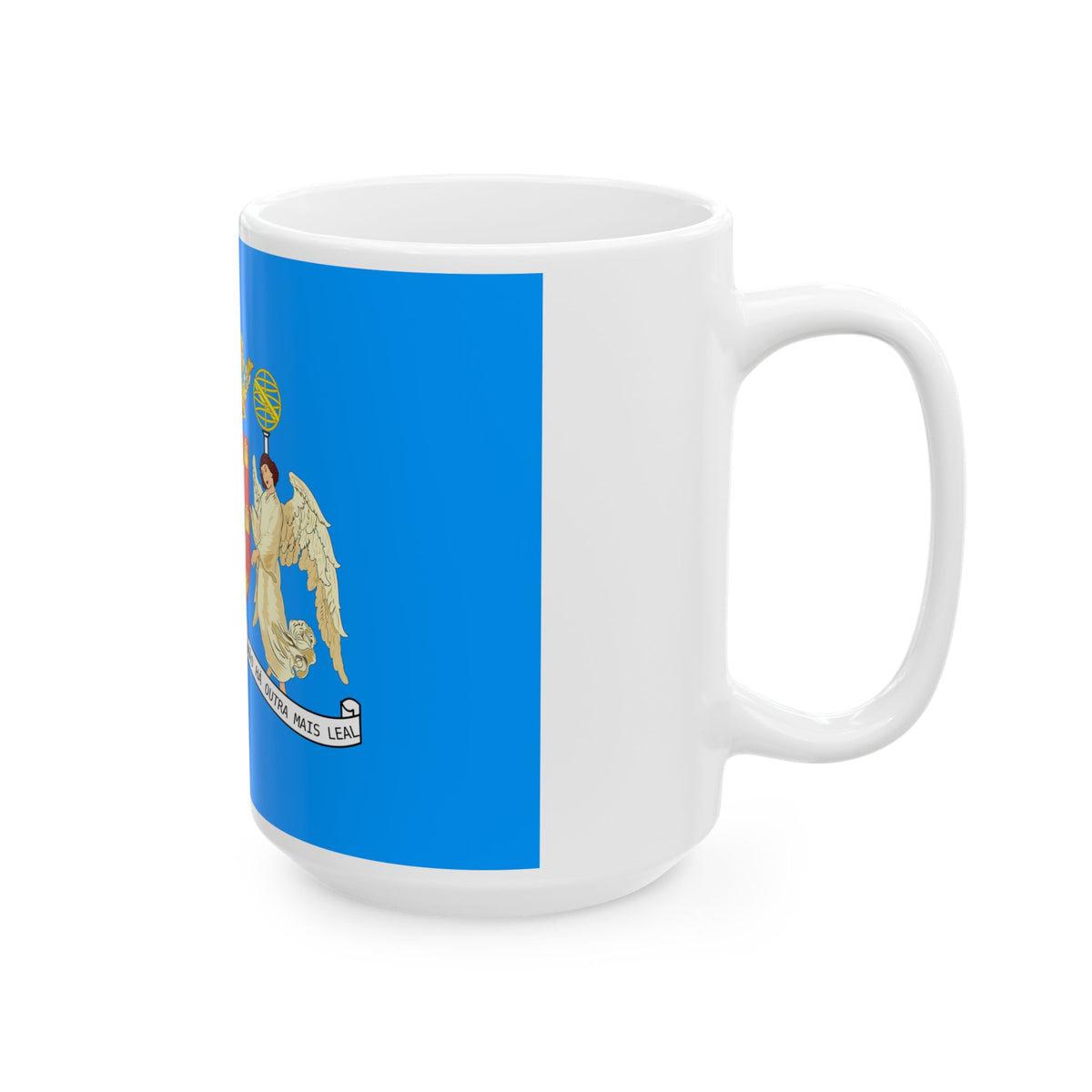 Bandeira do Leal Senado alternate version (Portugal) White Coffee Mug