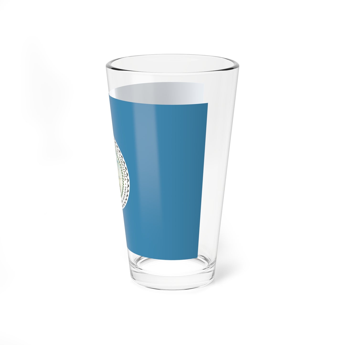 Flag of Virginia Beach, Virginia - Pint Glass 16oz