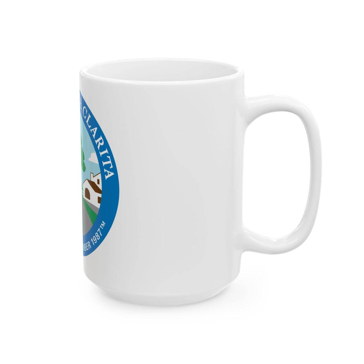 Seal of Santa Clarita California - White Coffee Mug
