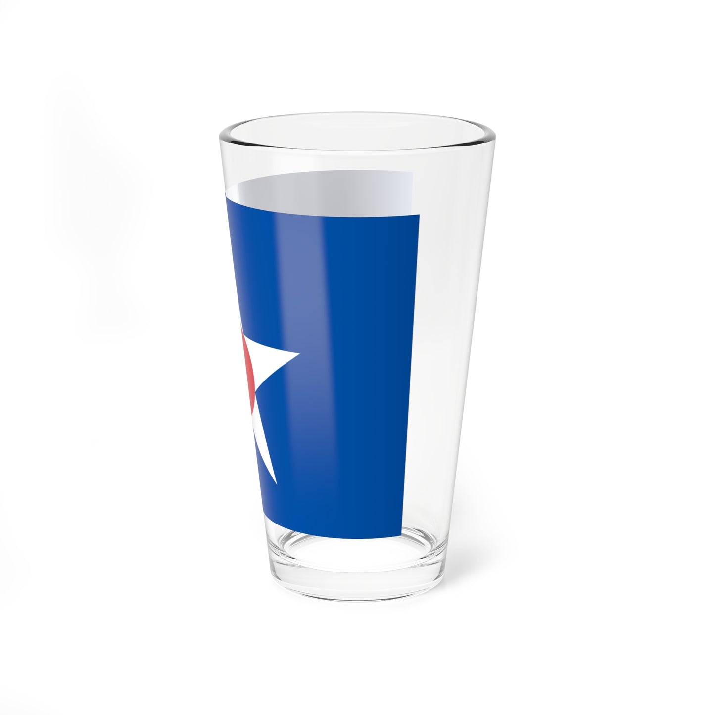 Flag of Asahikawa Hokkaido (Japan) Pint Glass 16oz