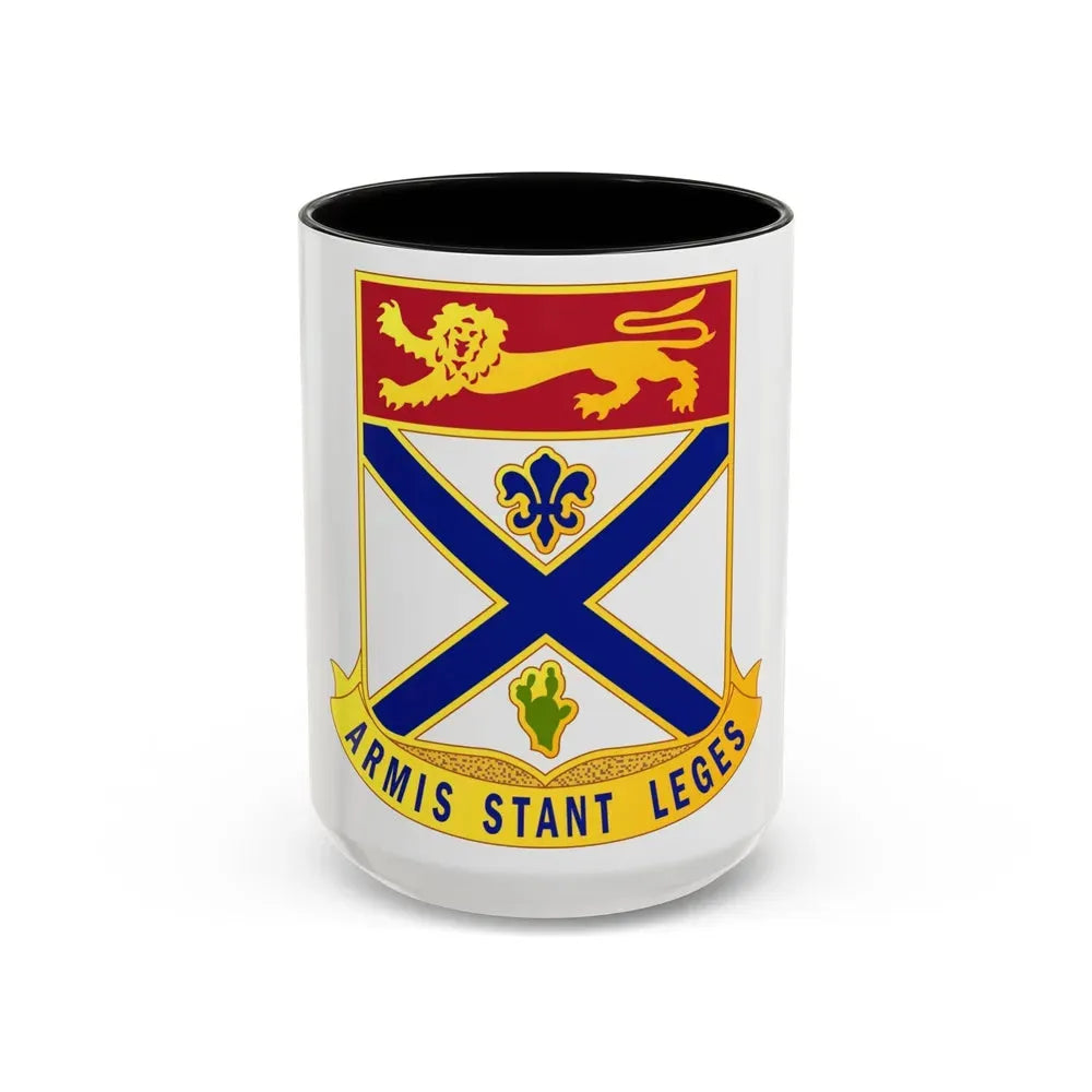 169th Infantry Regiment (U.S. Army) Accent Coffee Mug 15oz Black - Go Mug Yourself