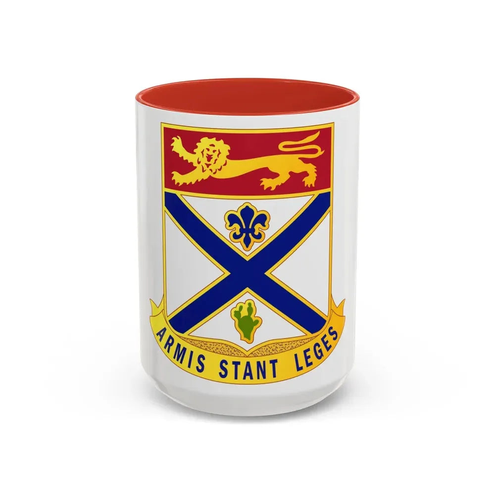169th Infantry Regiment (U.S. Army) Accent Coffee Mug 15oz Red - Go Mug Yourself