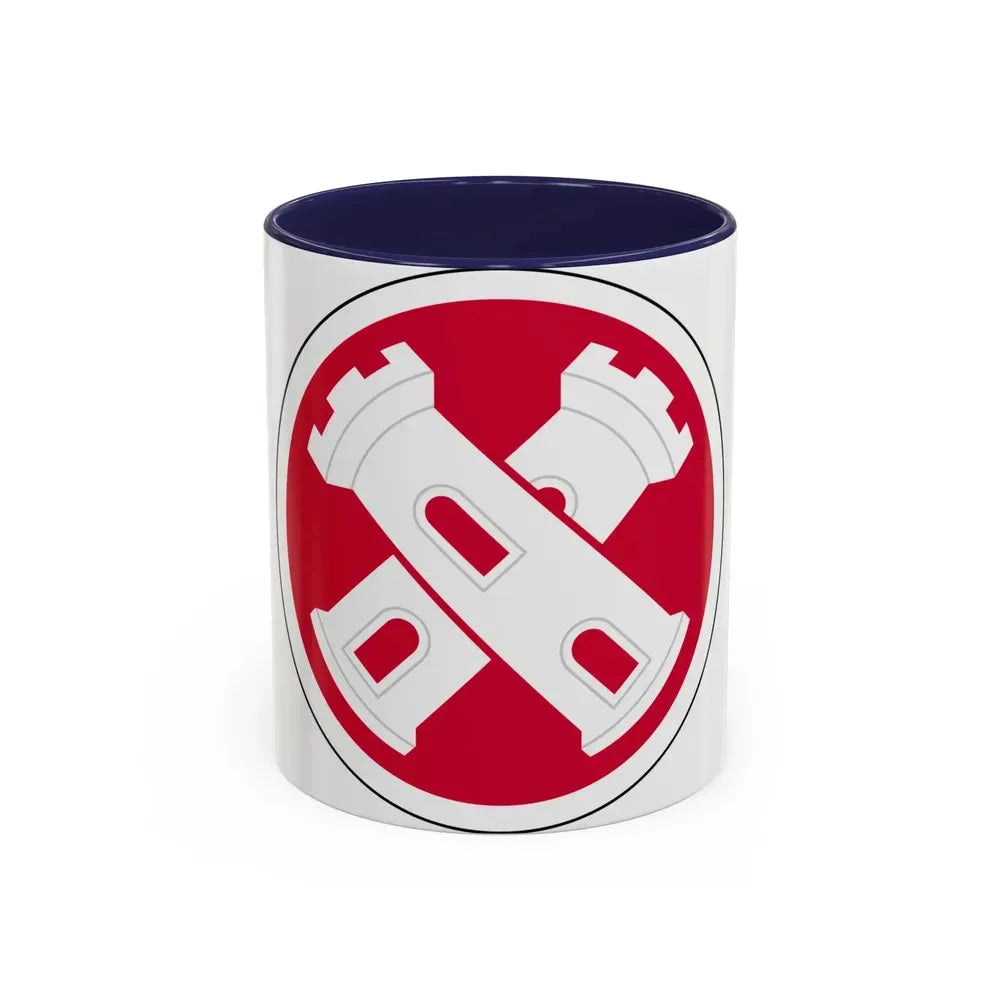 16th Engineer Brigade SSI (U.S. Army) Accent Coffee Mug 11oz Navy - Go Mug Yourself