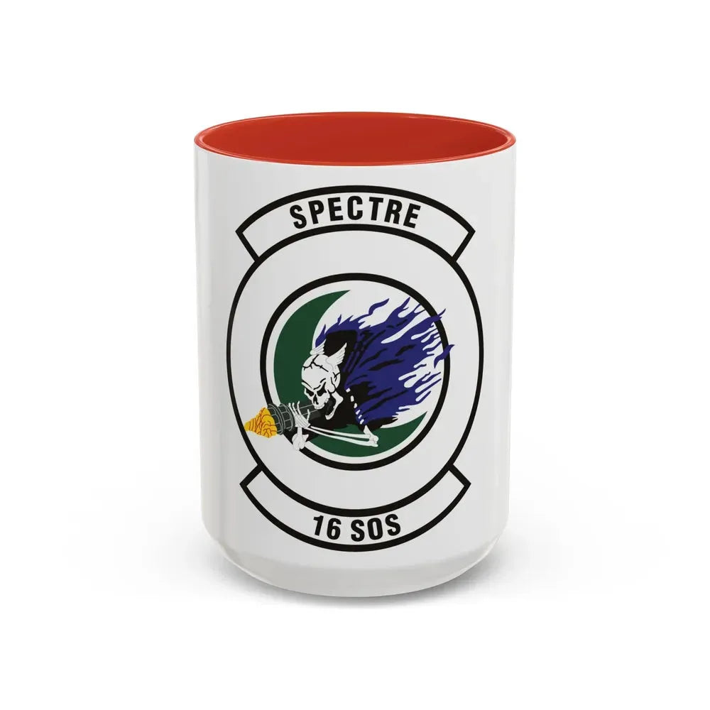 16th Special Operations Squadron (U.S. Air Force) Accent Coffee Mug 15oz Red - Go Mug Yourself