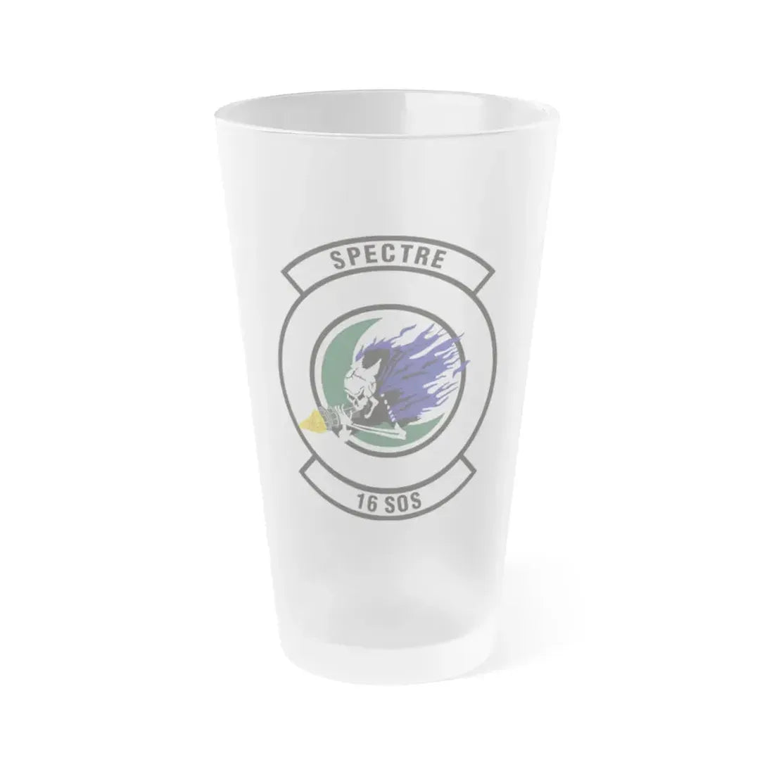 16th Special Operations Squadron (U.S. Air Force) Frosted Pint Glass 16oz 16oz Frosted - Go Mug Yourself