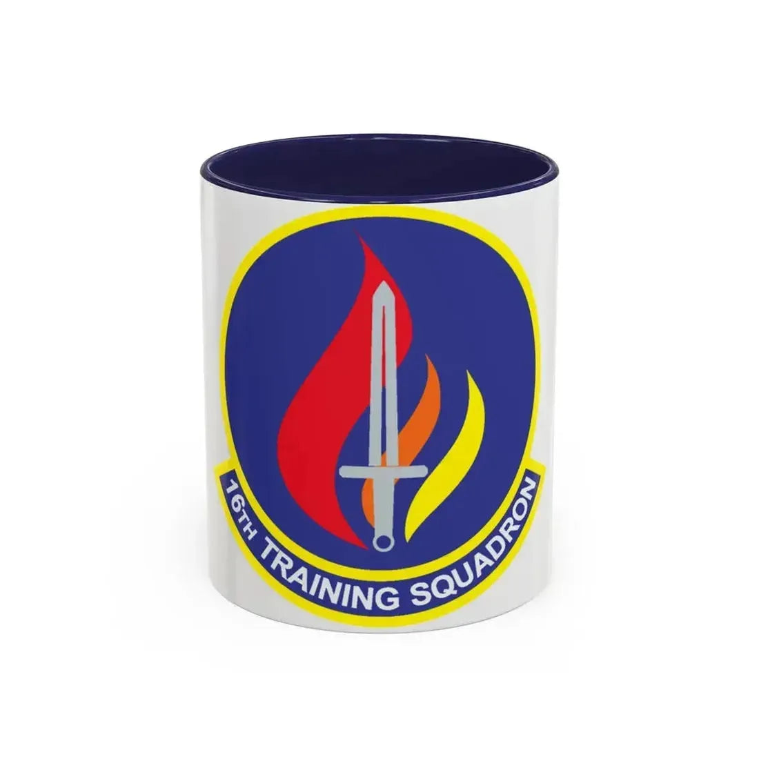 16th Training Squadron (U.S. Air Force) Accent Coffee Mug 11oz Navy - Go Mug Yourself