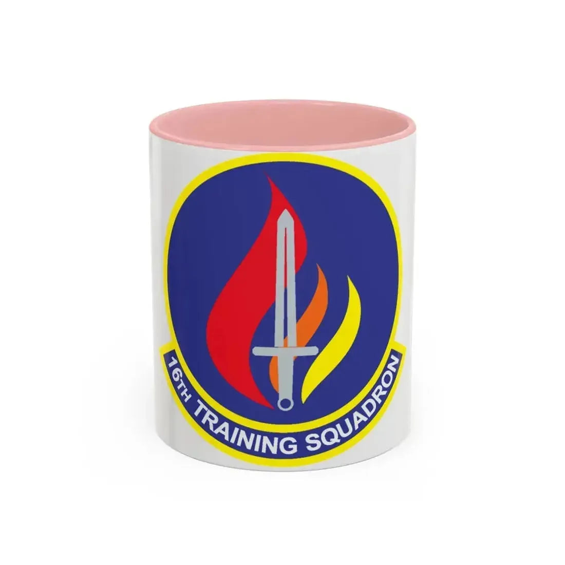 16th Training Squadron (U.S. Air Force) Accent Coffee Mug 11oz Pink - Go Mug Yourself