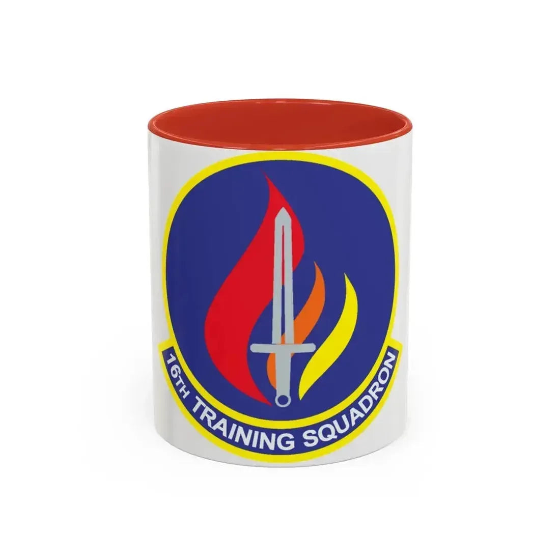 16th Training Squadron (U.S. Air Force) Accent Coffee Mug 11oz Red - Go Mug Yourself