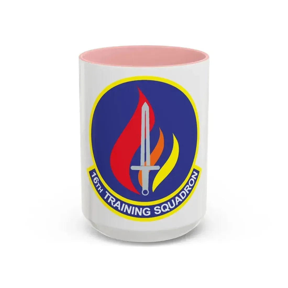 16th Training Squadron (U.S. Air Force) Accent Coffee Mug 15oz Pink - Go Mug Yourself