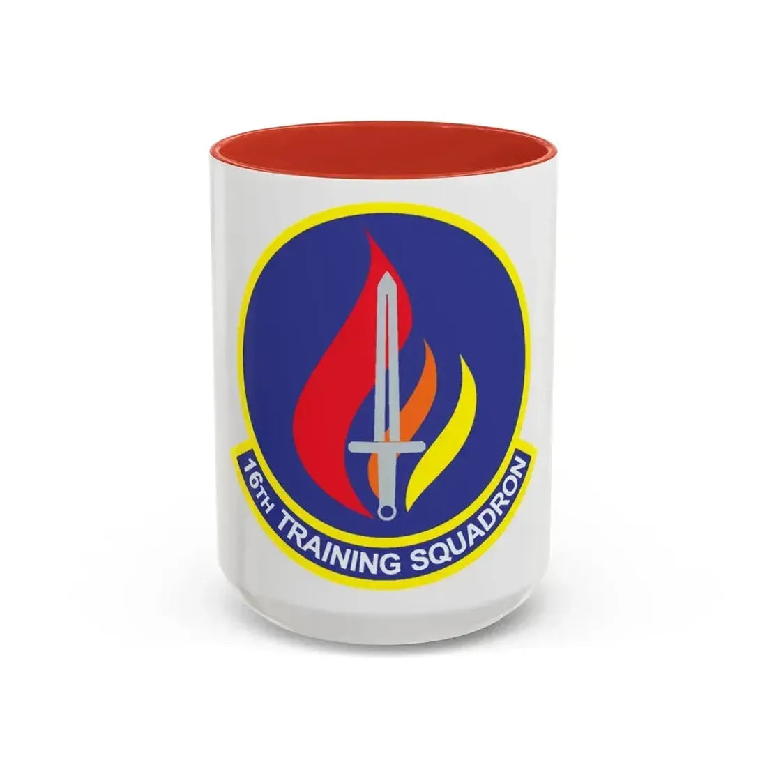 16th Training Squadron (U.S. Air Force) Accent Coffee Mug 15oz Red - Go Mug Yourself