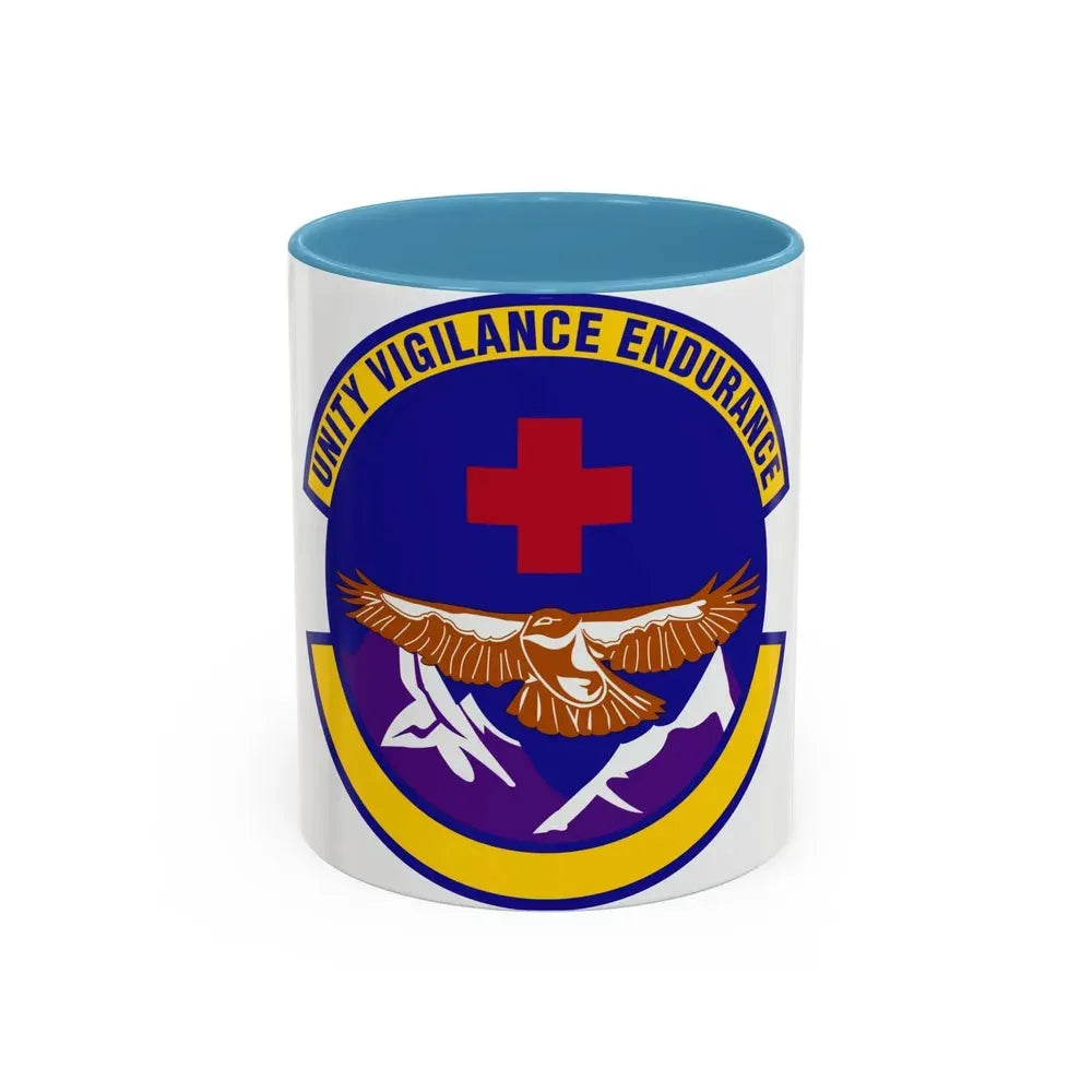 17 Operational Medical Readiness Squadron AETC (U.S. Air Force) Accent Coffee Mug 11oz Light Blue - Go Mug Yourself