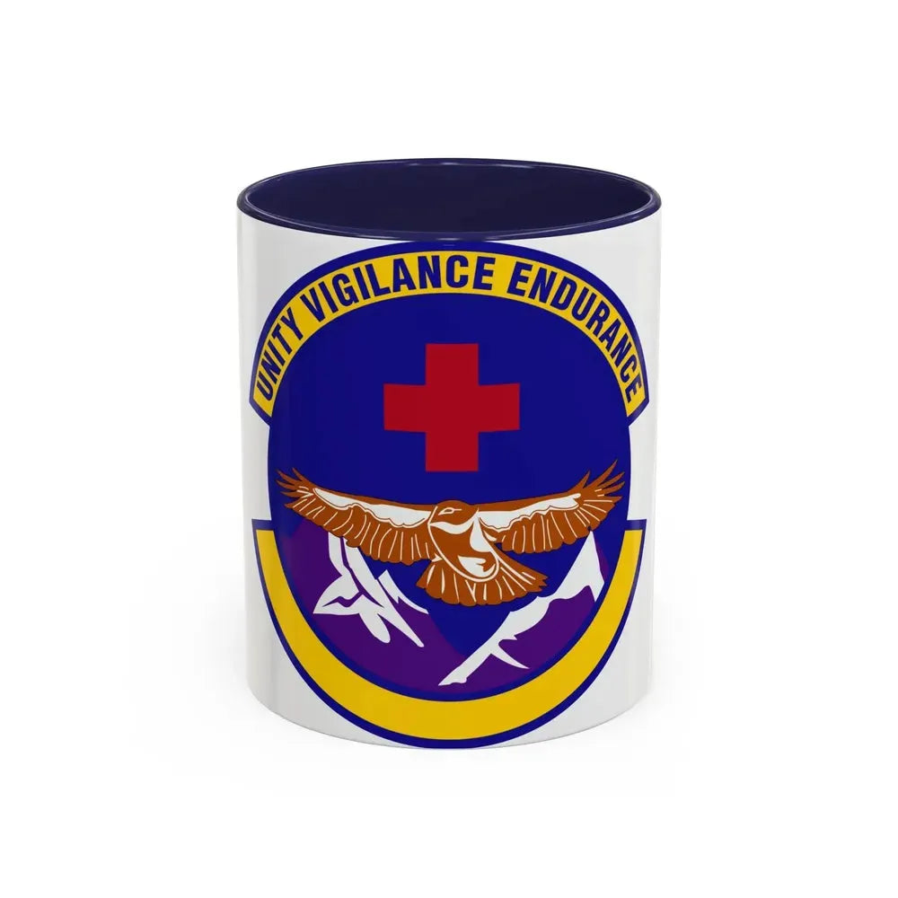 17 Operational Medical Readiness Squadron AETC (U.S. Air Force) Accent Coffee Mug 11oz Navy - Go Mug Yourself