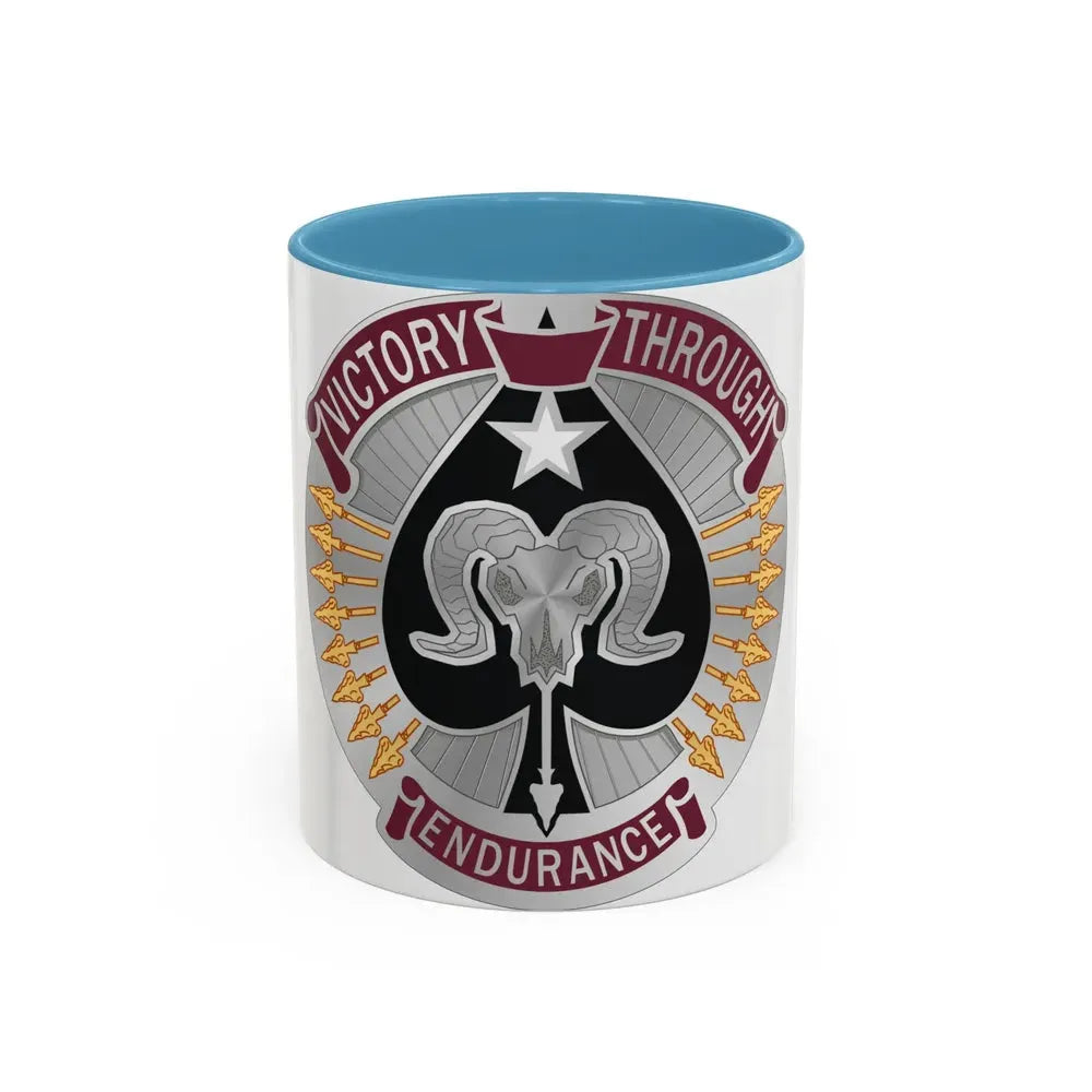 17 Sustainment Brigade 2 (U.S. Army) Accent Coffee Mug 11oz Light Blue - Go Mug Yourself