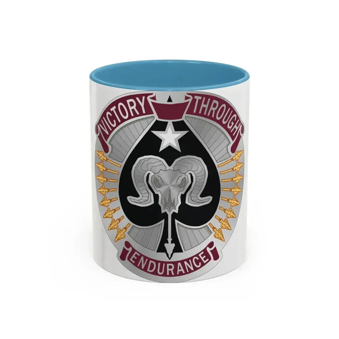 17 Sustainment Brigade 2 (U.S. Army) Accent Coffee Mug 11oz Light Blue - Go Mug Yourself