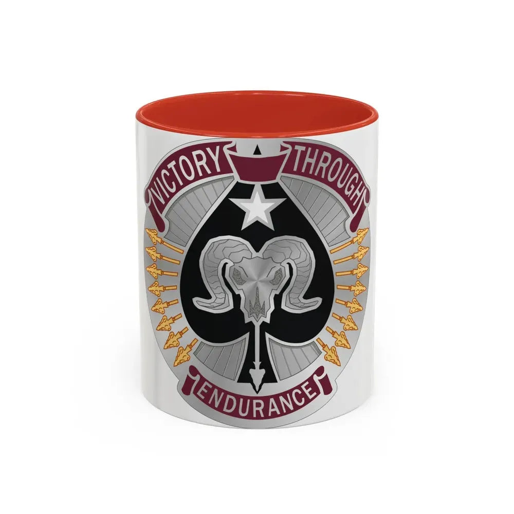 17 Sustainment Brigade 2 (U.S. Army) Accent Coffee Mug 11oz Red - Go Mug Yourself
