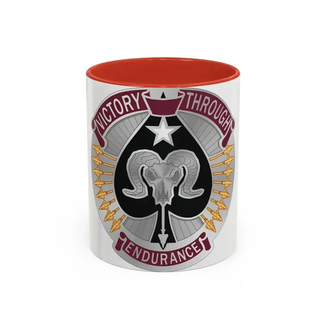 17 Sustainment Brigade 2 (U.S. Army) Accent Coffee Mug 11oz Red - Go Mug Yourself