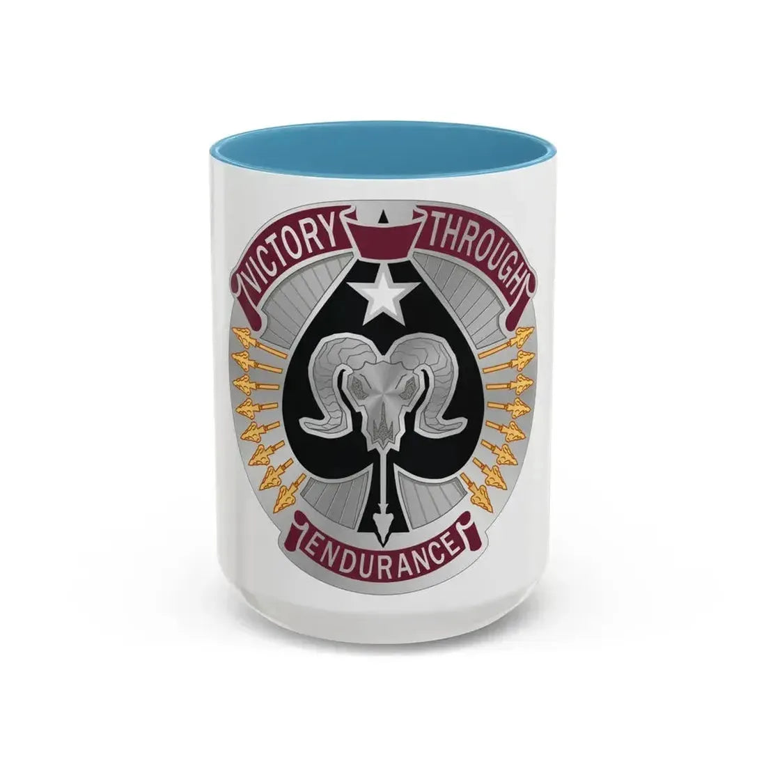 17 Sustainment Brigade 2 (U.S. Army) Accent Coffee Mug 15oz Light Blue - Go Mug Yourself
