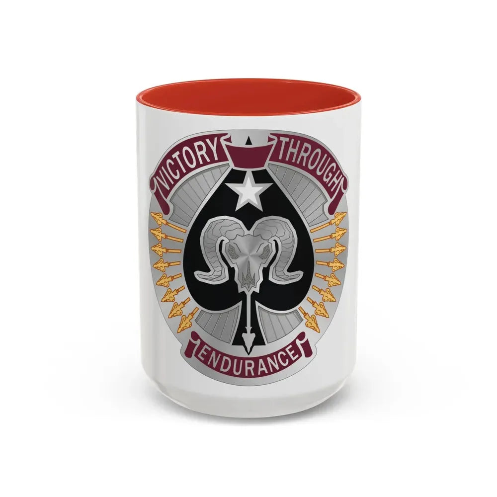 17 Sustainment Brigade 2 (U.S. Army) Accent Coffee Mug 15oz Red - Go Mug Yourself