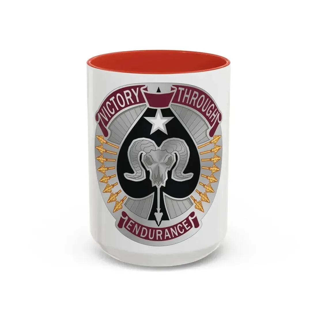 17 Sustainment Brigade 2 (U.S. Army) Accent Coffee Mug 15oz Red - Go Mug Yourself