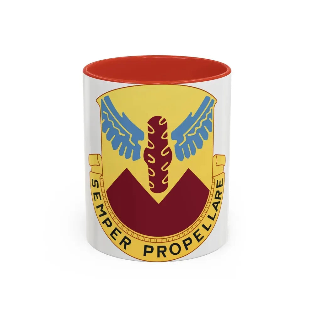 17 Transportation Battalion (U.S. Army) Accent Coffee Mug 11oz Red - Go Mug Yourself
