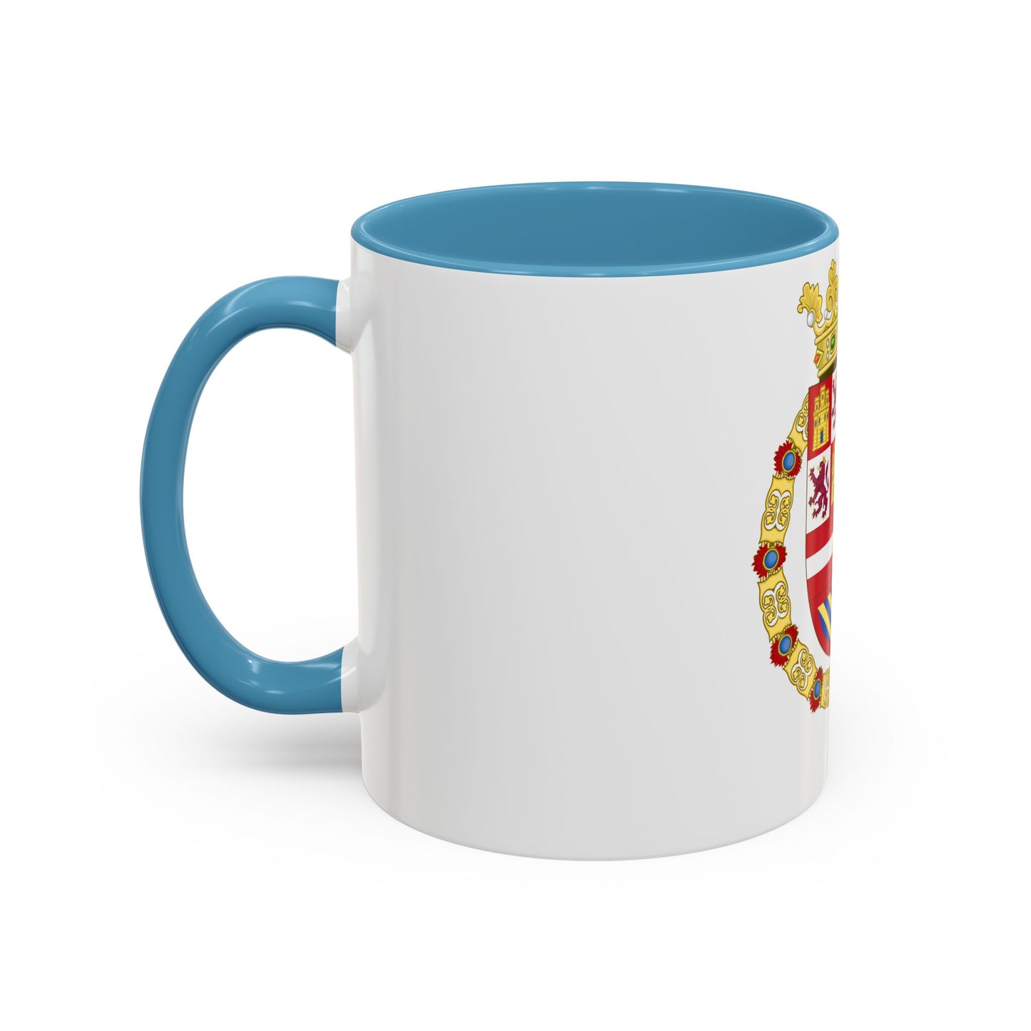 Coat of Arms of Philip II of Spain (1558-1580) - Accent Coffee Mug