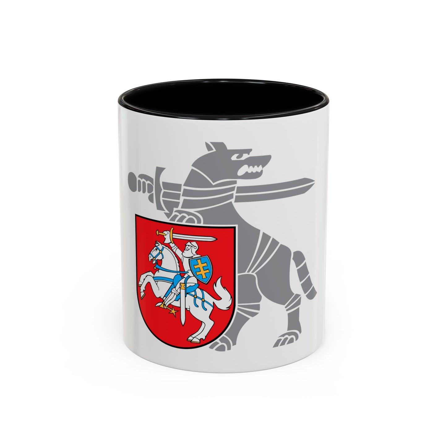 Coat of Arms Ministry of National Defence Lithuania - Accent Coffee Mug