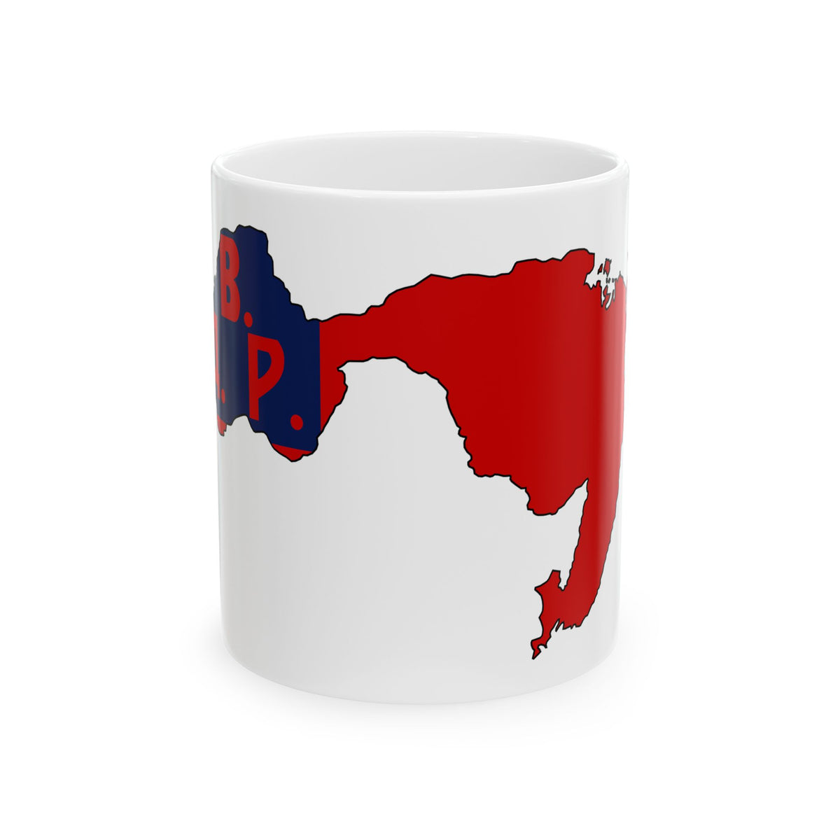 Silhouette of Far Eastern Republic (Russia) White Coffee Mug