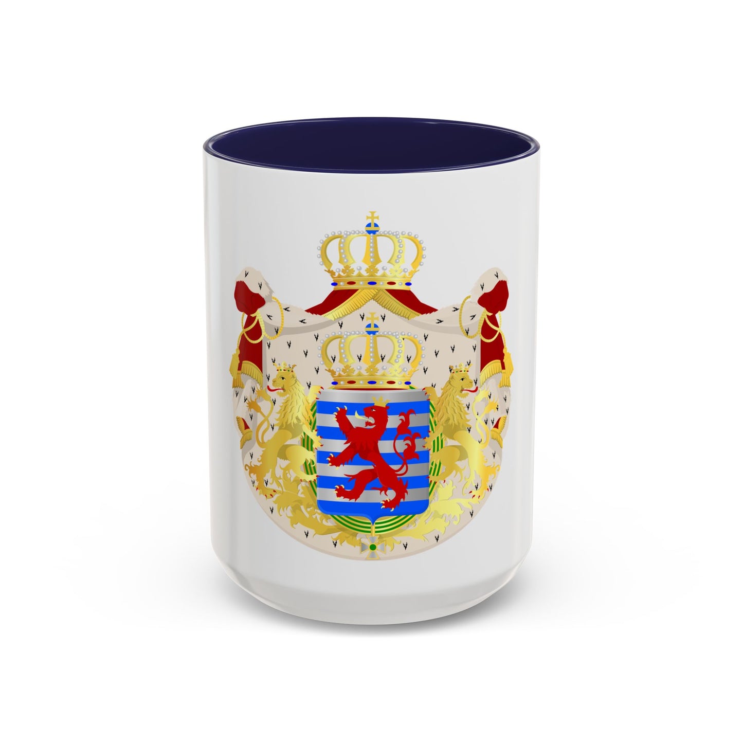 Greater coat of arms of the grand-duchy of Luxembourg - Accent Coffee Mug