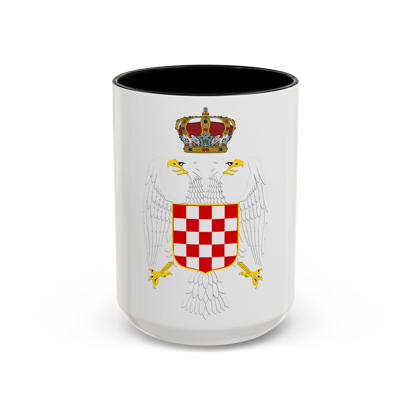 Greater coat of arms of the Banate of Croatia - Accent Coffee Mug