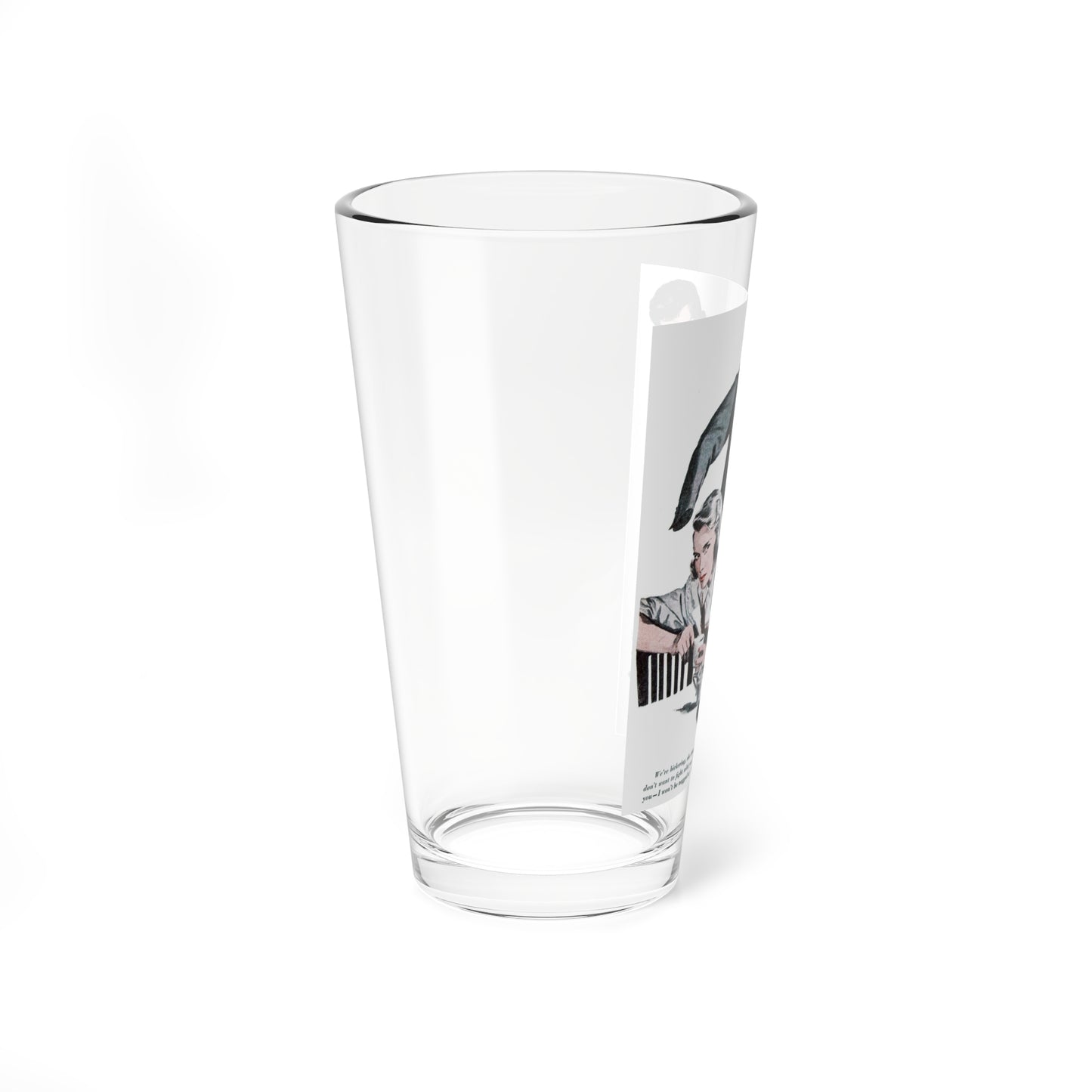 Once Before in the Moonlight (Pt. 2-2), Redbook, July 1948 (Magazine Illustration) Pint Glass 16oz